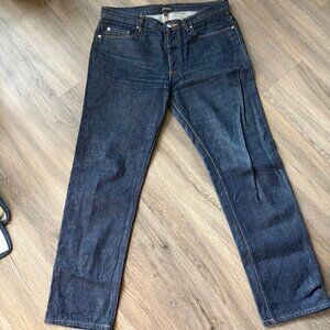 APC New Standard Raw Selvedge Denim size 33